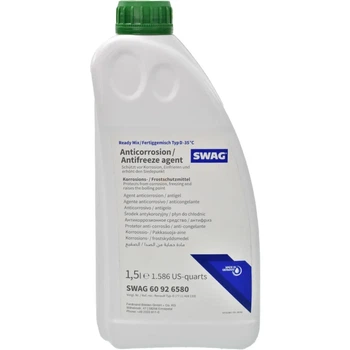 Антифриз готовий SWAG Ready Mix D G11 -30°C (жовто-зелений) (1,5л.)