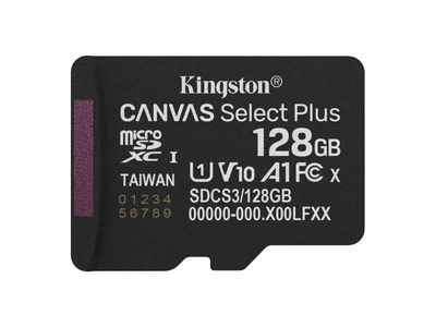 Карта пам'яті Kingston 128 GB micSDXC Canvas Select Plus Gen3 SDCS3/128GBSP
