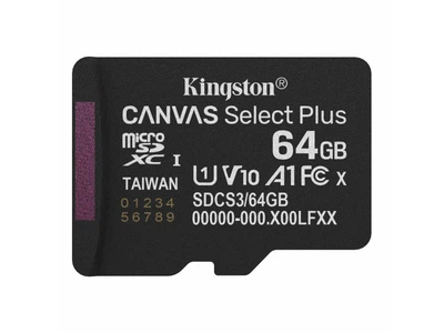 Карта пам'яті Kingston 64 GB micSDXC Canvas Select Plus Gen3 SDCS3/64GBSP
