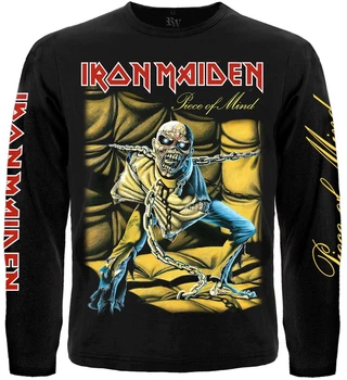 Футболка з довгим рукавом Rockway Iron Maiden "Piece of Mind" Чорний, Розмір S