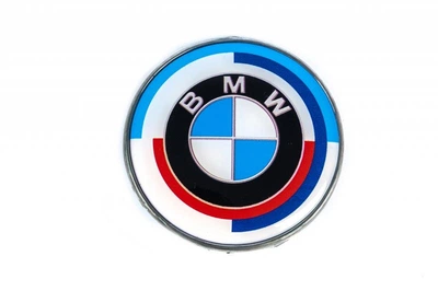 Задня емблема для BMW 3 E90/E91/E92/E93 2005-2011 (74 мм, ювілейна)