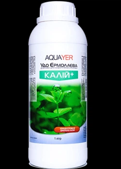 Аквариумная химия AQUAYER КАЛИЙ+ 1л (K1)