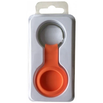 Брелок для AirTag Silicone FULL Key Ring с карабином, Orange (315033)