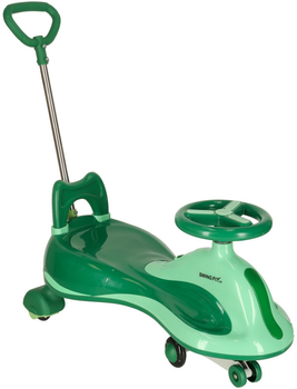 Jeździk grawitacyjny Swing Fix S2 LED Skuter z rączką Zielony Max 100 kg (5903039765900)