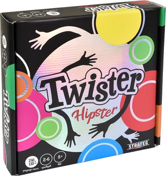Настільна гра Strateg Twister-Hipster (30628) (4823113877491)
