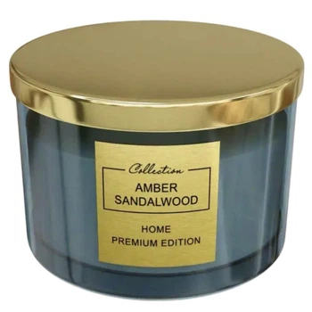 Свеча ароматизированная Pepco Home Amber Sandalwood (янтарь и сандаловое дерево) 1 кг