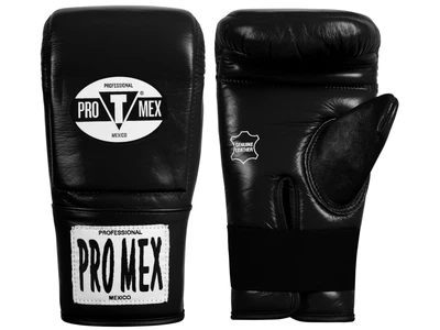 Снарядні рукавички PRO MEX Professional Heavy Bag Boxing Gloves L чорний (5857)