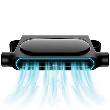 Вентилятор BauTech на подголовник авто CF06 Black 3000 мАч аккумуляторный USB Чёрный (1016-473-00)