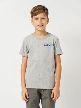 Подростковая футболка для мальчика Levi's 9EM659-C87 134-140 см Серая (3666643135980)