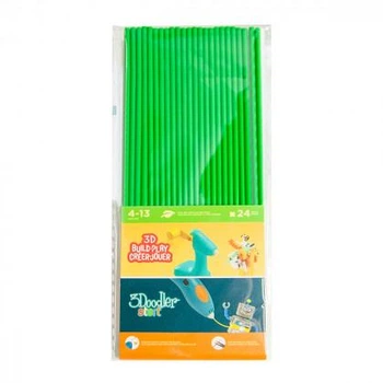 Cтержни для 3D-ручки 3Doodler Start зеленые, 24 шт (3DS-ECO07-GREEN-24)