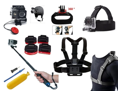 Набор аксессуаров N7 для экшн камер SJCAM, GoPro, Xiaomi, Atrix, Airon, EKEN