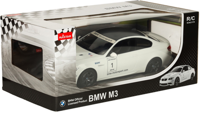 Автомобіль радіокерований Rastar 48000 BMW M3 Білий (5903039753679)