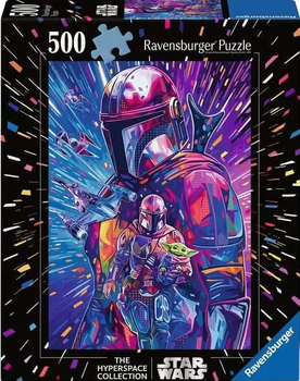 Пазл Ravensburger Star Wars Мандалорець 500 елементів 12001339 (4005555013396)