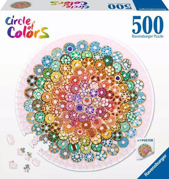 Пазл Ravensburger Circle of Colors Пончики 500 елементів 17346 (4005556173464)