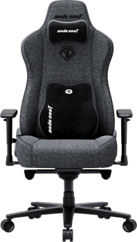 Крісло ігрове Anda Seat Novis Plus XL Dark Gray Fabric (AD23YC-XL-01-GB-F-G04)