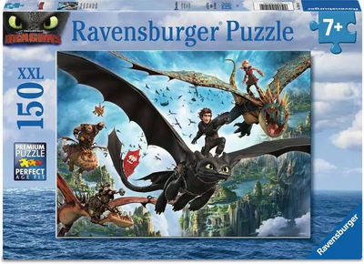 Puzzle Ravensburger Jak wytresować smoka 150 elementów 12004141 (4005555041412)