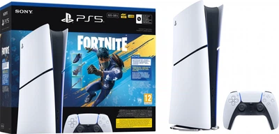 Ігрова консоль Sony PlayStation 5 Slim Digital Edition (Fortnite Flowering Chaos Bundle) (1000049851)