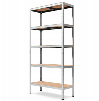 Металлический стеллаж LEOBRO Premium 200 х 90 х 40 см, 175кг/полка, 5 полок (LB-R118)