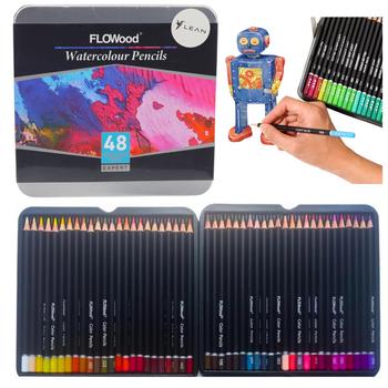 Набір акварельних олівців LEAN Toys 48 шт (5905991026839)