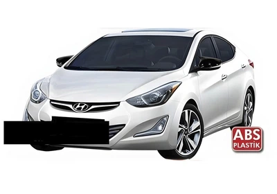 2 Накладки на зеркала BMW-Style для Hyundai i30 2012-2017 (с вырезом под повторитель поворота)