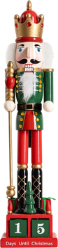 Фігурка Homla лускунчик дерев’яна, адвент-календар 42 см (5904183867786)
