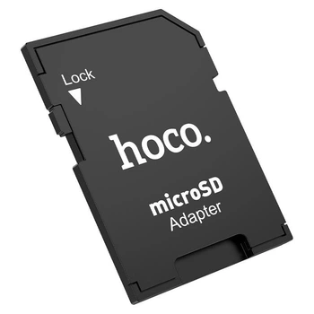 Адаптер Hoco HB22 TF to SD card holder Чорний