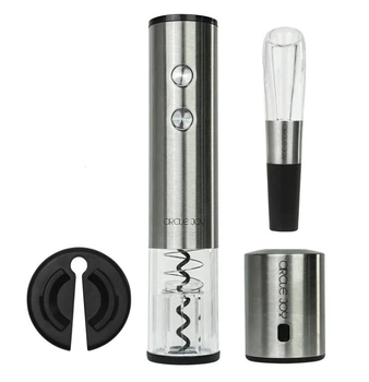 Винний набір Circle Joy Wine Set CJ-TZ02 Сріблястий