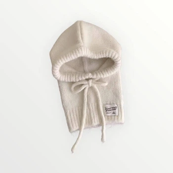 Капор жіночий теплий 9120 One size молочний 014862