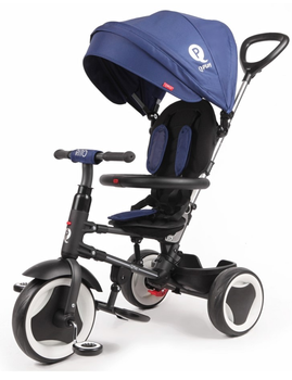 Триколісний велосипед Milly Mally Qplay Rito Синій 3838 (5061047480052)