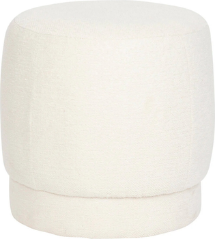 Пуф Atmosphera Amea круглий з м'якою оббивкою Білий (3560232860096)