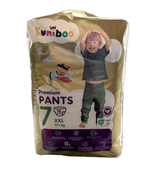 Підгузки-трусики Kuniboo premium pants XXL 7 розмір 17+ кг 16 шт