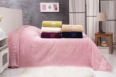 Простирадло бамбукове Belizza Gold pembe 200х220см