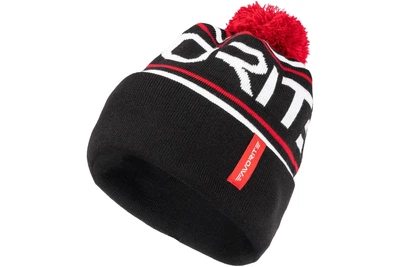 Шапка Favorite Pompon Hat 56 Black White Logo (9720200101)
