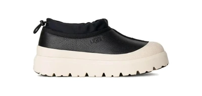 Чоловічі уггі шкіряні UGG All Gender Tasman Weather Hybrid Black (1158351-BCKBR) 44р. Чорний