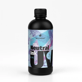 Чернила для УФ печати My Print UV LED neutral (0,5 л) light cyan (11215)