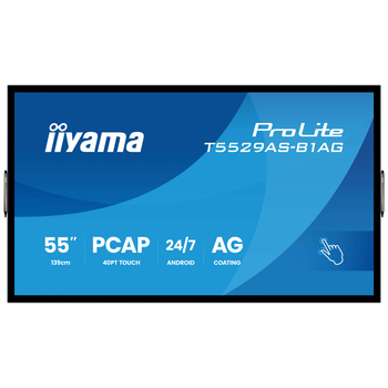 Интерактивный дисплей сенсорный IIYAMA ProLite T5529AS-B1AG 54.6" VA 4K UHD 500 cd/m² Android 14 Black