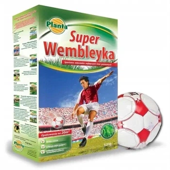 Трава газонная Planta Wembleyka 0,5 кг смесь для интенсивного и спортивного газона, 0,5 кг на 20 м²