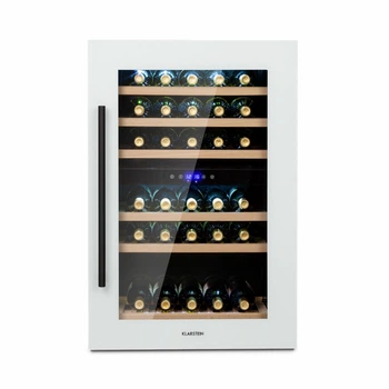Винный шкаф KLARSTEIN Vinsider 41 Built-in Duo встраиваемый/двухзонный 41 бутылка 132 л Белый (10035104)