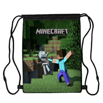 Сумка для обуви Майнкрафт (Minecraft 0012), 410 х 300 мм