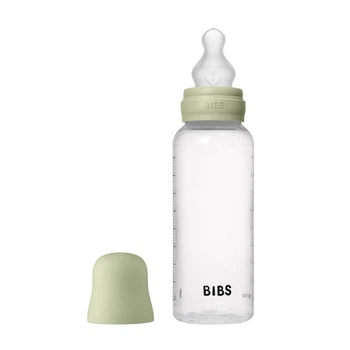 Дитяча пляшечка BIBS Baby Bottle Round Silicone 270 мл Medium Flow (середній потік)