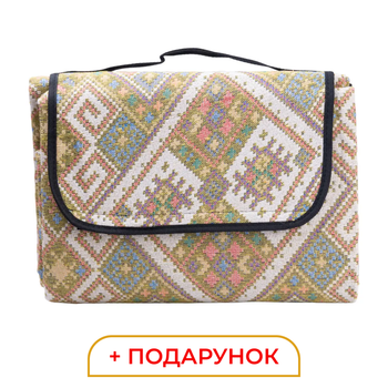 Коврик сумка для кемпинга складной с ручкой, подстилка для пикника и пляжа Lugi LU012Y