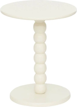 Журнальний столик Atmosphera Chamlo круглий 38 x 46.5 см Білий (3560232977794)