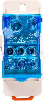 Blok rozdzielczy CNC FTUKK160 160A na szynę DIN NV821785 (6942108747736)