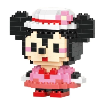 Конструктор Мінні Маус Рожевий 150 деталей 6 см Bricks Minnie Mouse