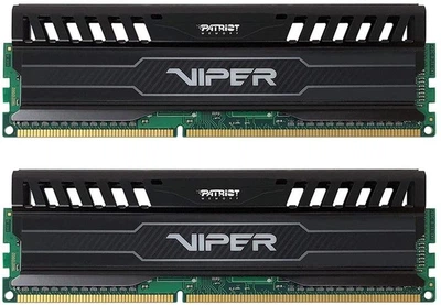 Оперативна пам'ять Patriot DDR3-1600 16384MB PC3-12800 (Kit of 2x8192) Viper III Black Mamba (PV316G160C0K)