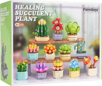 Набір кубиків Квіти 1097 елементів ZKL.FL1691 (5903864973594)