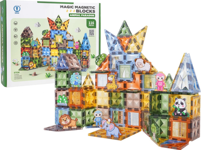 Набір магнітних кубиків 116 елементів ZKL.1104 (5903864973785)