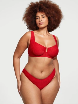 Купальник раздельный женский Victoria's Secret 96547857 34A-S Красный (1159847414)