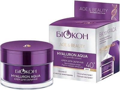 Биокон Age & Beauty Hyaluron Aqua 40+ Крем для лица