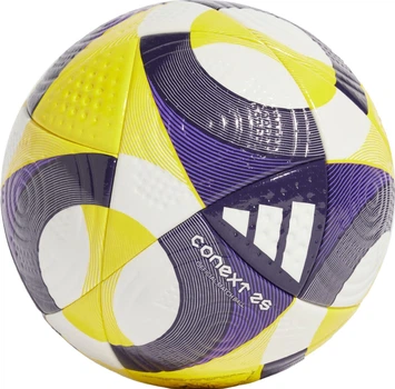 Мяч футбольный Adidas CNXT25 PRO JH1273 5 Белый, желтый, фиолетовый (4067906010713)